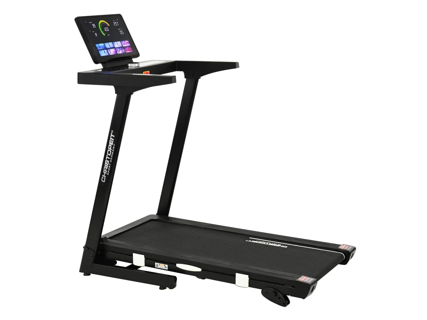 Christopeit TM 4000 S – Kompaktes Laufband 16 km/h, Bluetooth & AntiShock