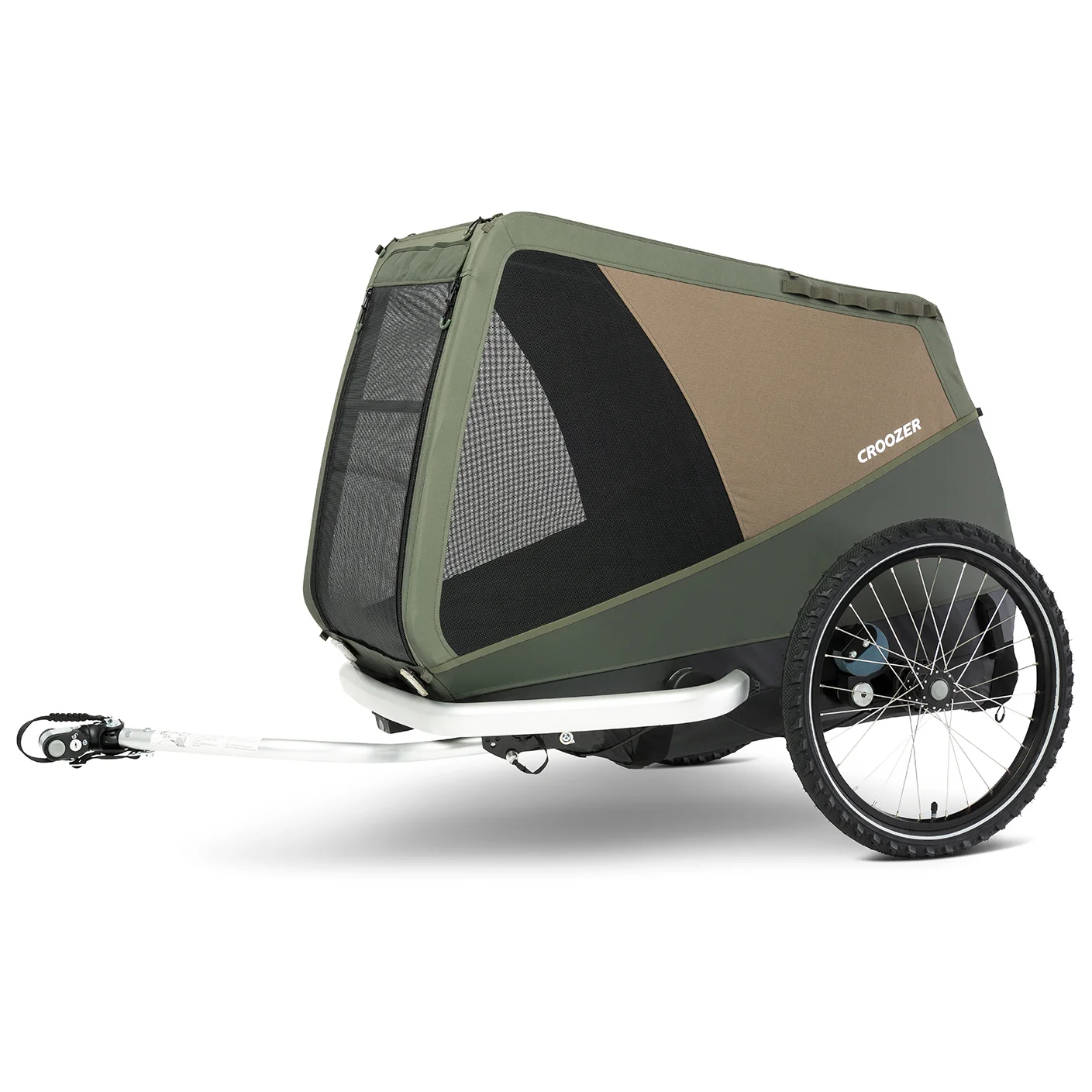 Dog Mikke – Transportanhänger für Hunde bis 45 kg, Moss Green