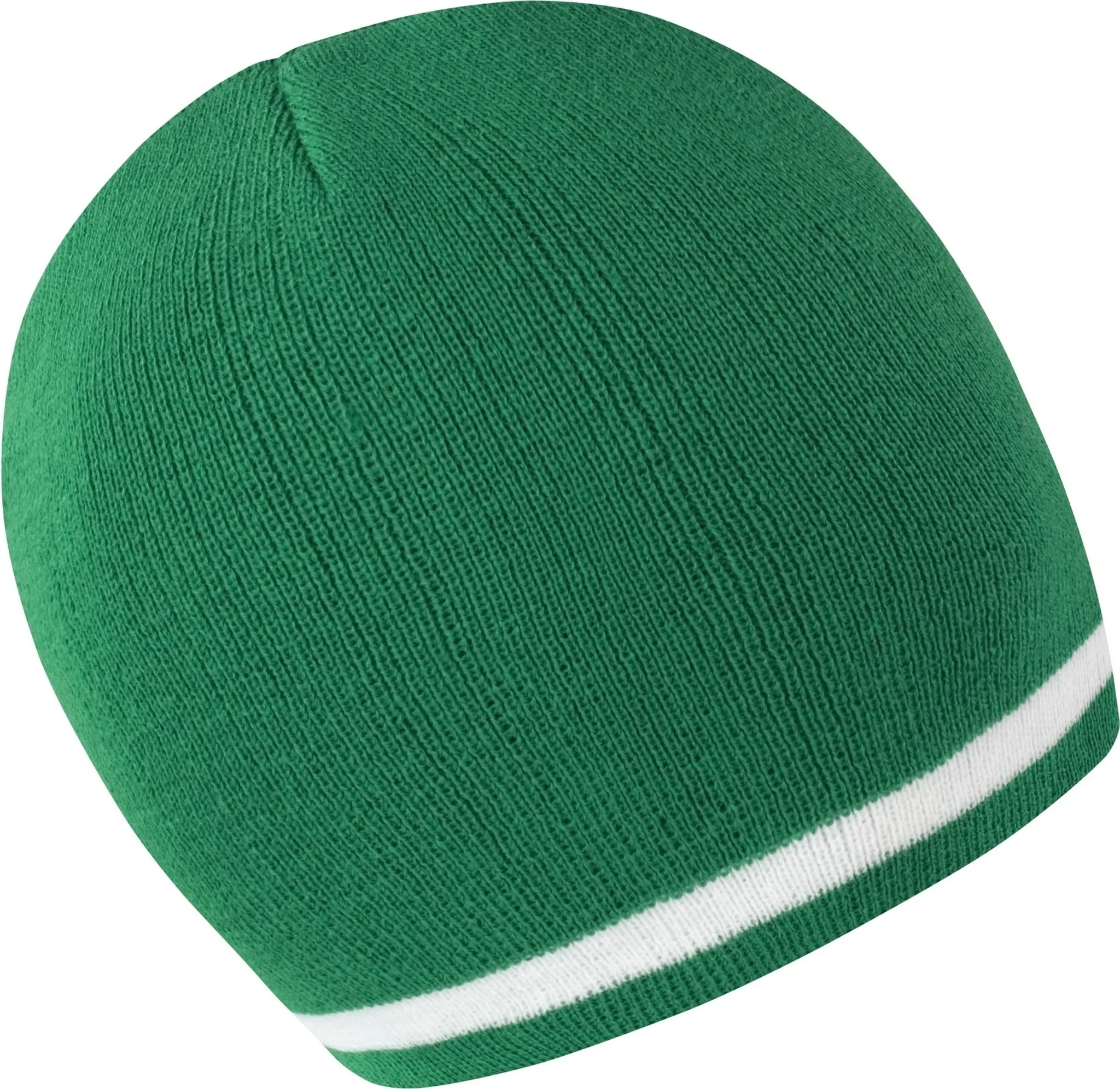 Result Wintermütze RW3704 – Unisex Beanie in Nationalfarben, Smaragdgrün/Weiß