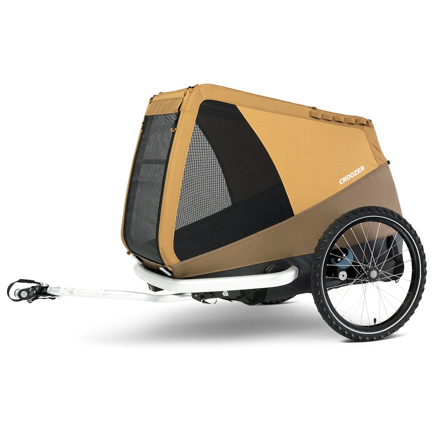 Dog Mikke – Transportanhänger für Hunde bis 45 kg, Sundown Yellow