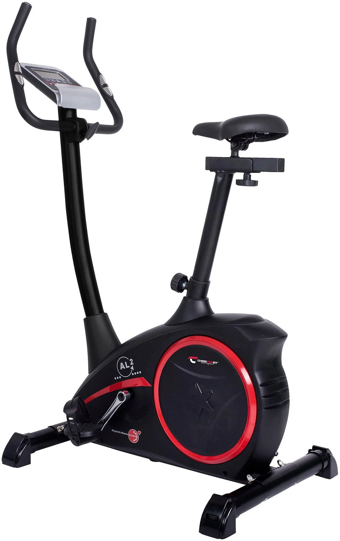 CHRISTOPEIT Ergometer AL 2 – Heimtrainer, Schwarz