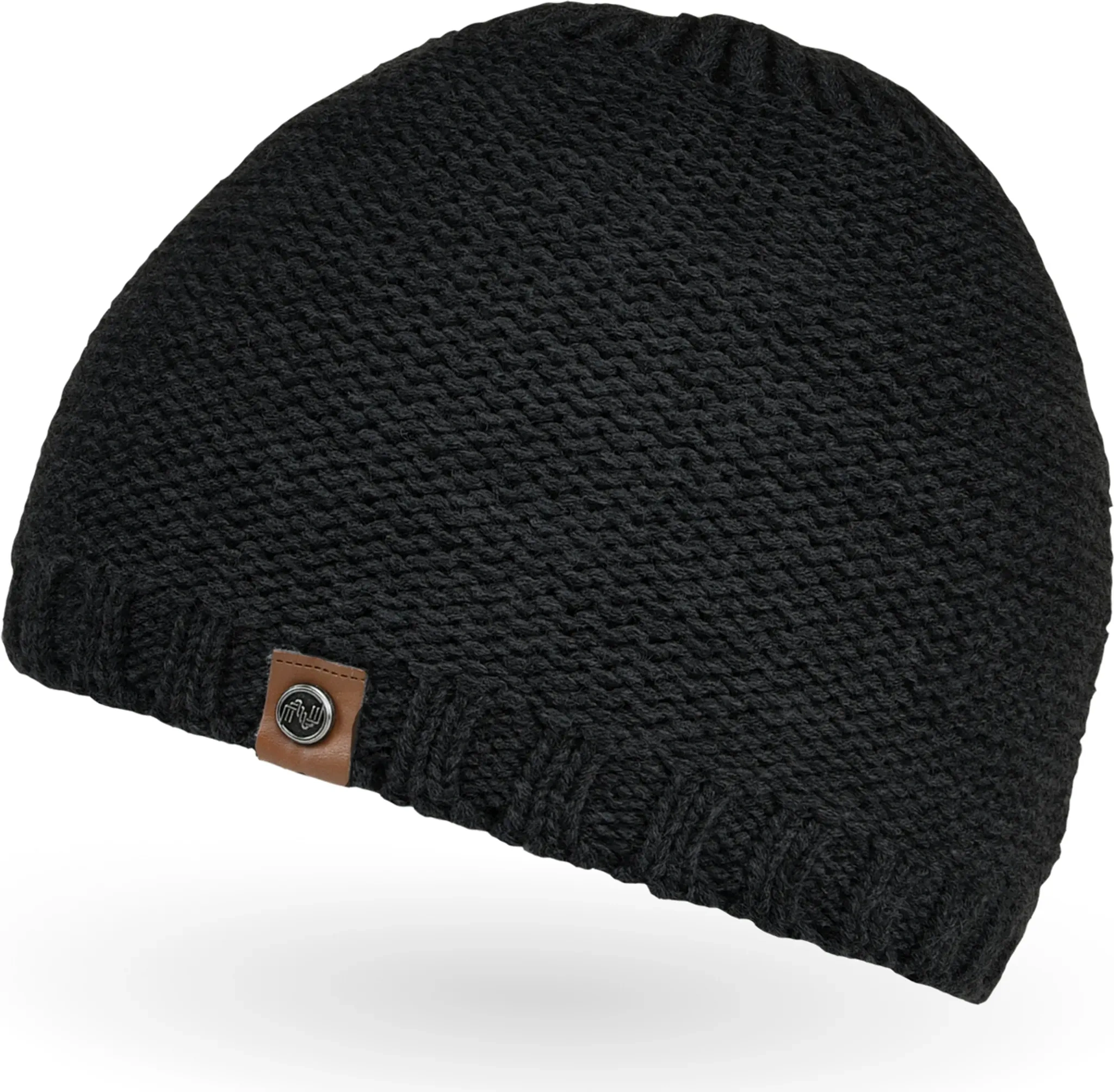 Neverless® Herren-Strickmütze mit Fleecefutter – Wintermütze Unisize